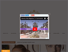 Tablet Screenshot of beverlyhillsmagazine.com